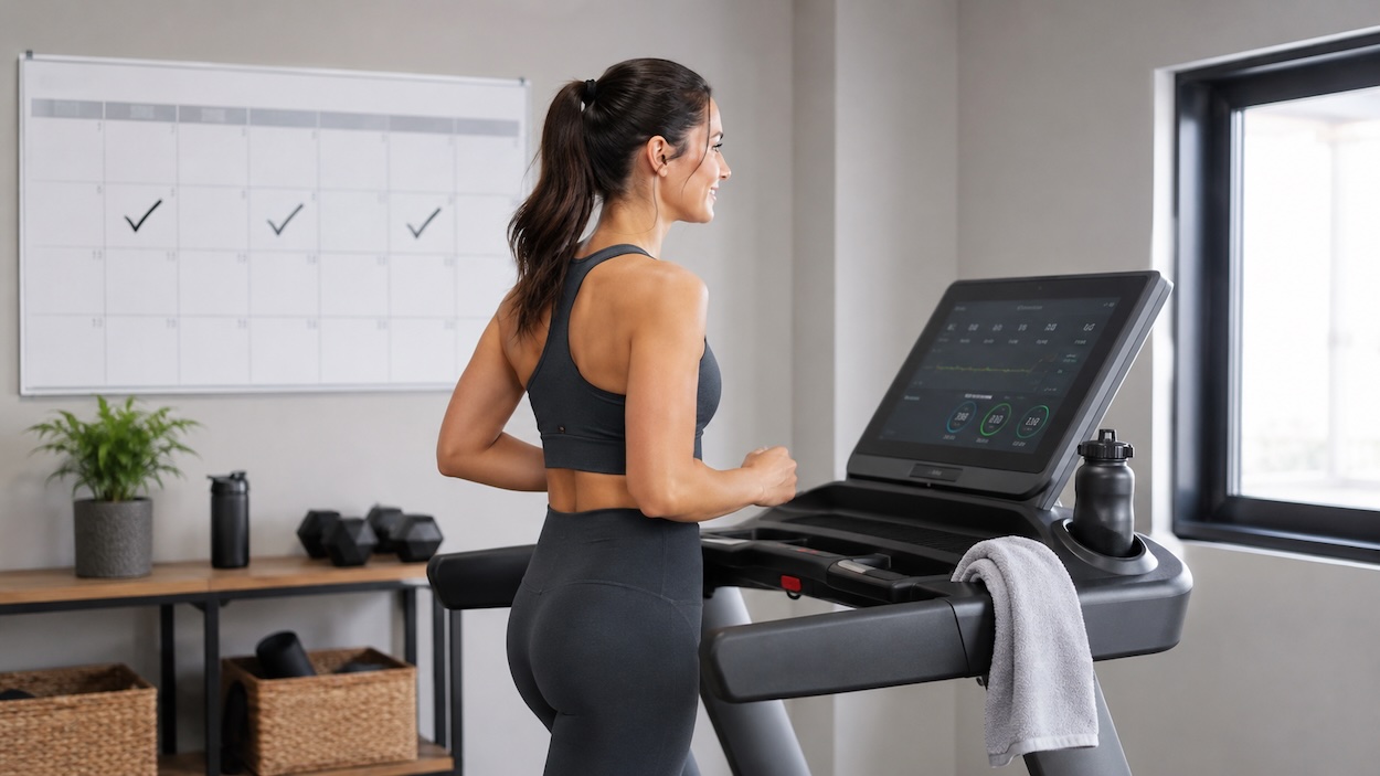 Hoe vaak per week moet je op de loopband trainen?